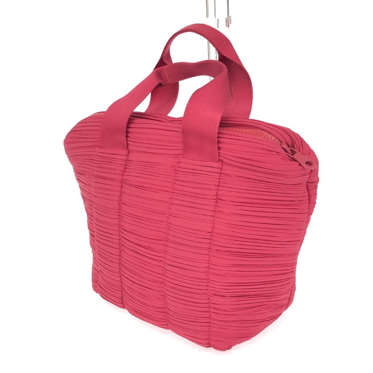 PLEATS PLEASE handbag in excellent condition PP84-AG565 pink women's bag 3