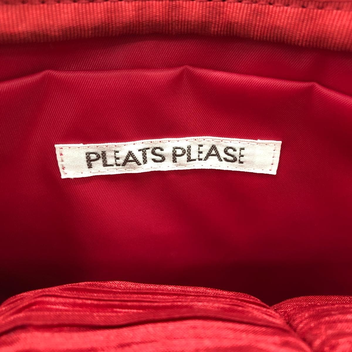 PLEATS PLEASE handbag in excellent condition PP84-AG565 pink women's bag 6