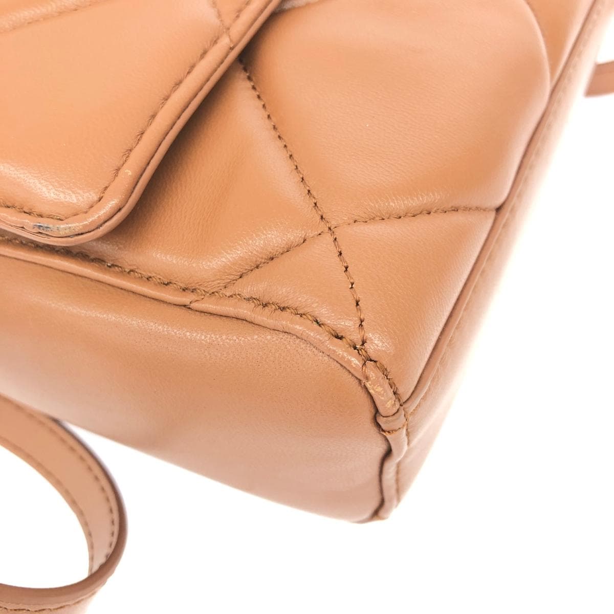 LOWELL things 2WAY bag in good condition, brown leather quilting, multifunctional bag 8