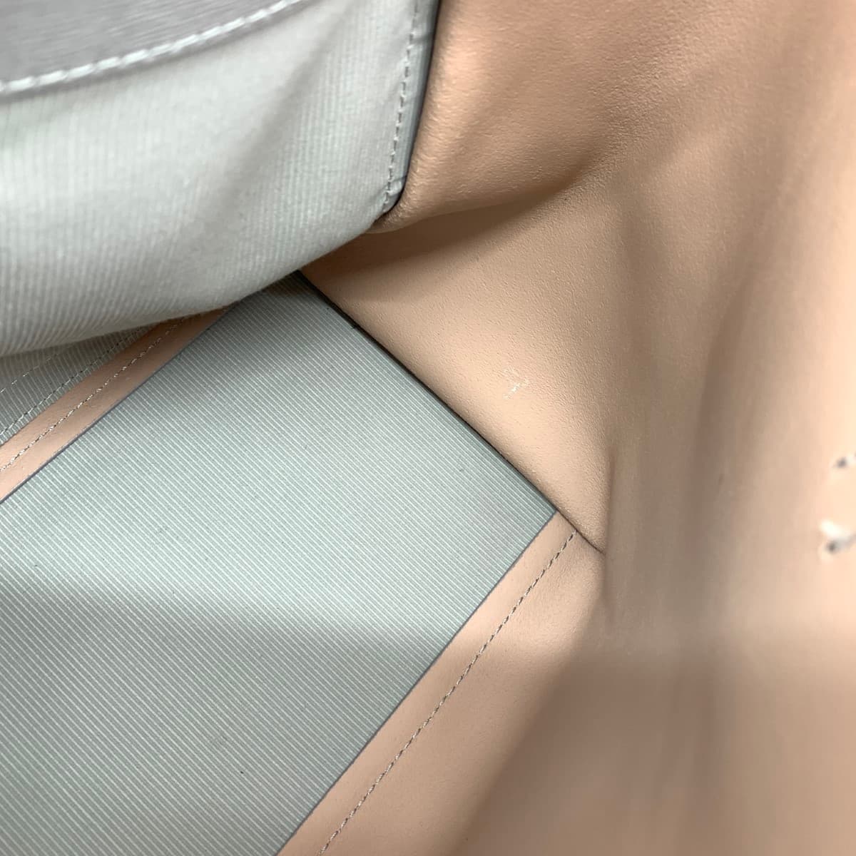 FURLA Mini Tote Bag in Good Condition Gray Leather Women's Bag 10