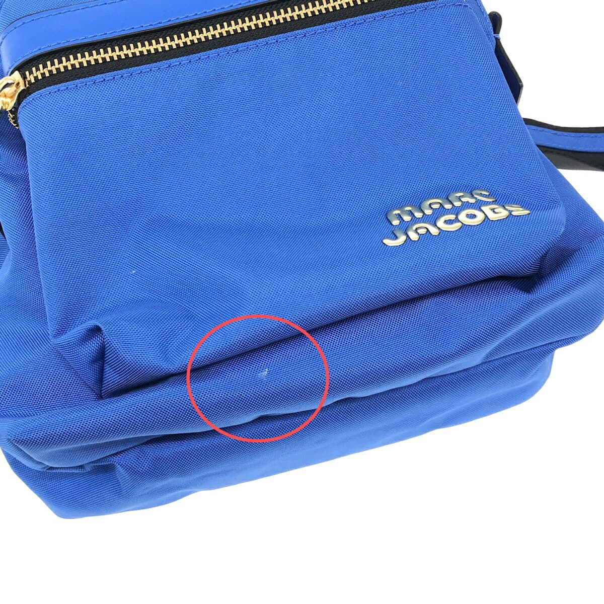 MARC JACOBS Backpack in good condition, blue nylon, women's rucksack, backpack bag 8