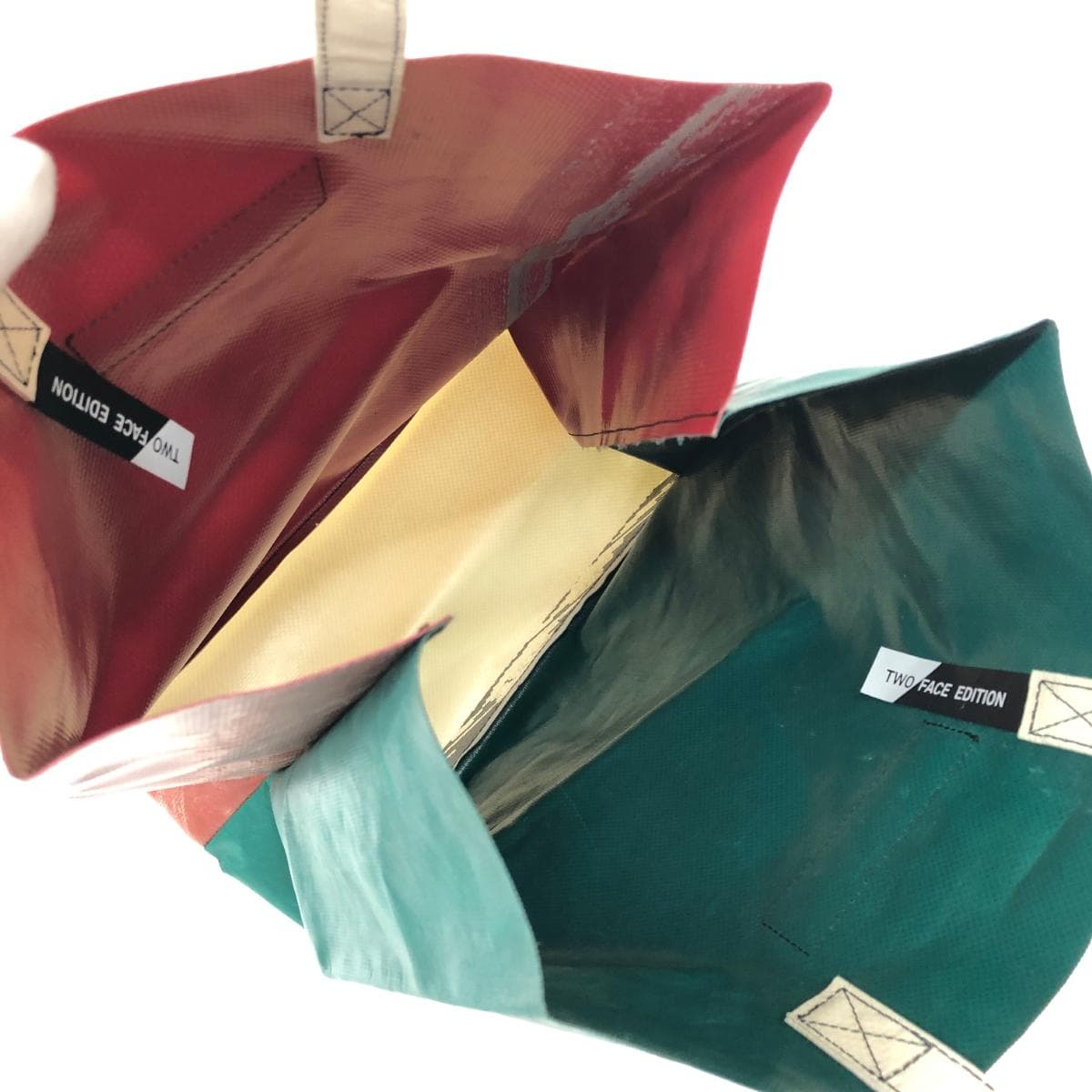 FREITAG MIAMI VICE TWO FACE EDITION tote bag in good condition F52 red/green unisex bag 6