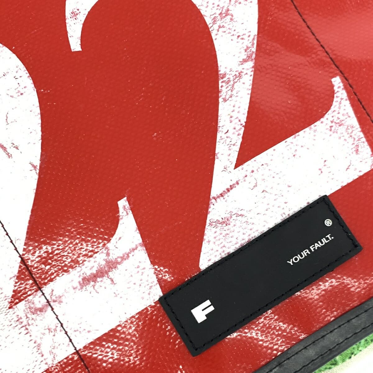 FREITAG F12 DRAGNET Shoulder Bag Unused Item Red × Green Recycled Material Messenger Men's Dragnet 5