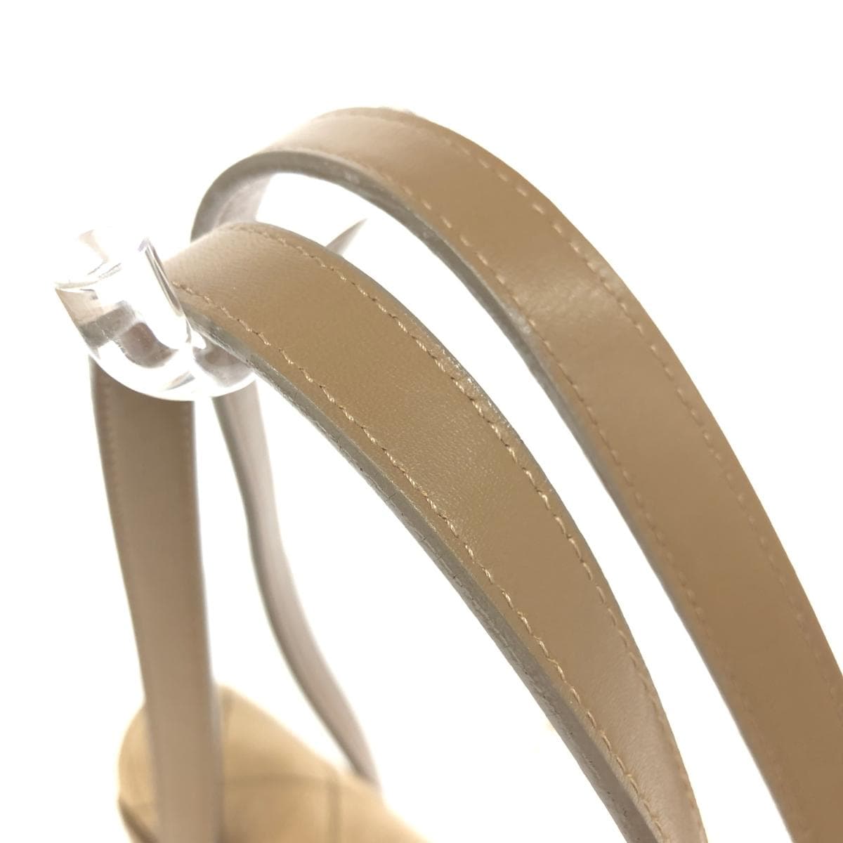 Ginza Kanematsu Tote Bag Brown Suede Quilting Ladies Bag 4