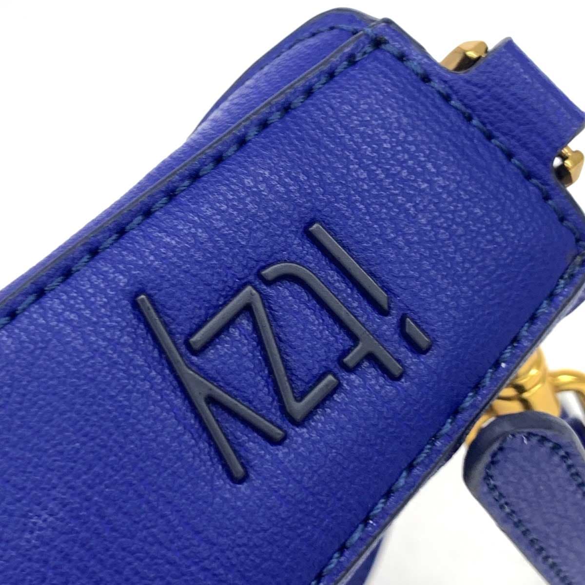 CHARLES&KEITH×ITZY Charles & Keith × ITZY Shoulder Bag Excellent Condition Navy Fake Leather Women's Crossbody Bag 7