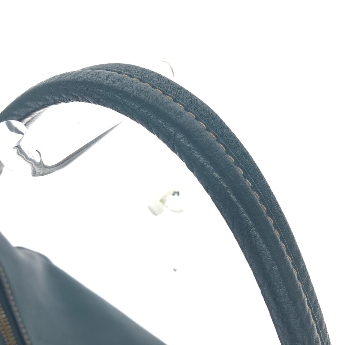 ★Unlimited & Open to Everyone★ HAMANO 2WAY Bag Brown/Blue Leather Women's Multifunctional Bag 7