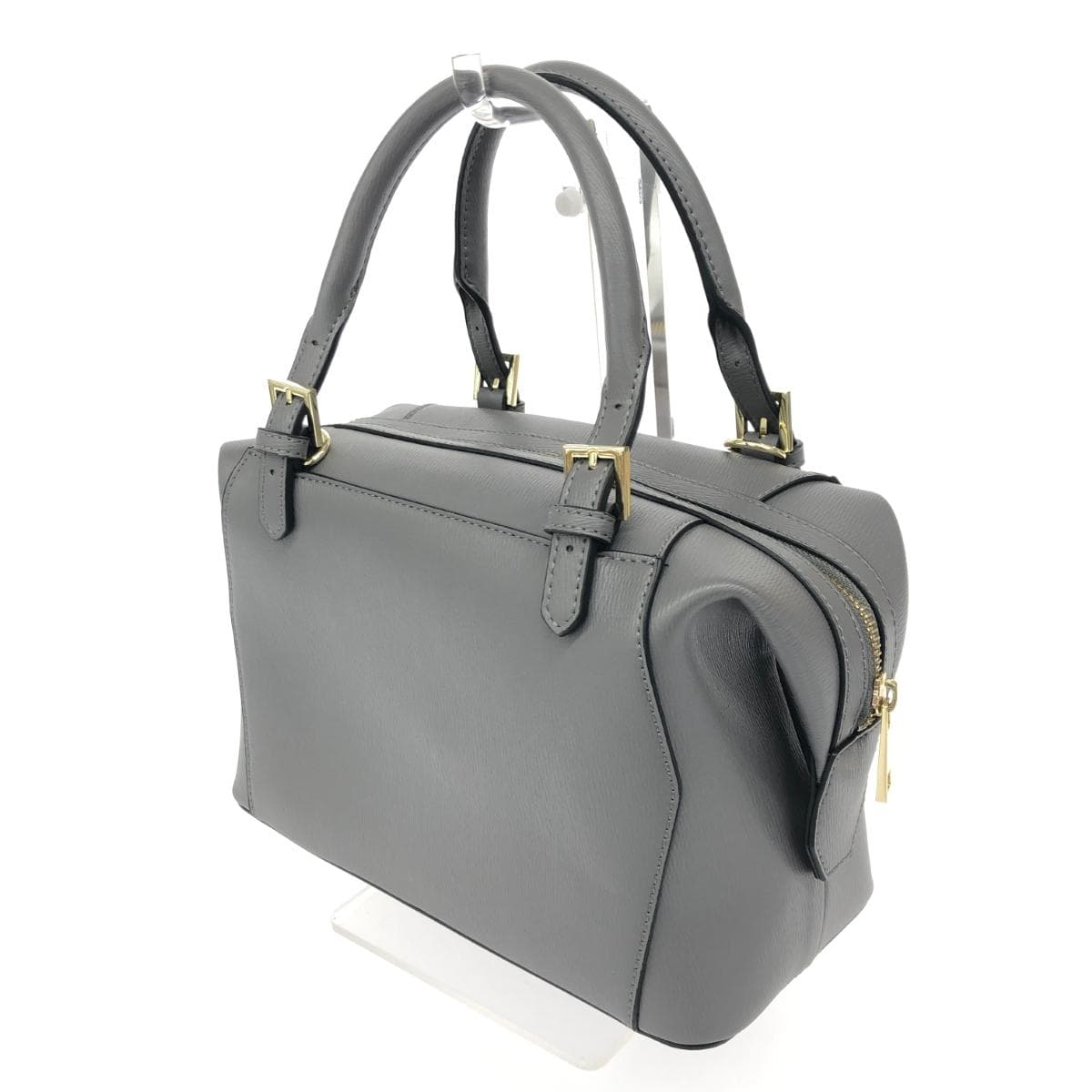 Samantha & Chouette 2WAY bag like new gray PVC women's multifunctional bag 3