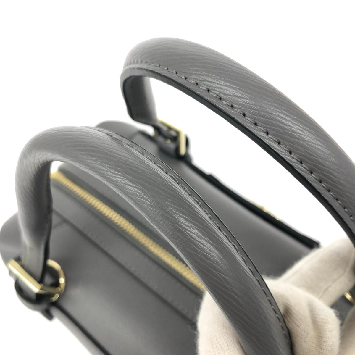 Samantha & Chouette 2WAY bag like new gray PVC women's multifunctional bag 5