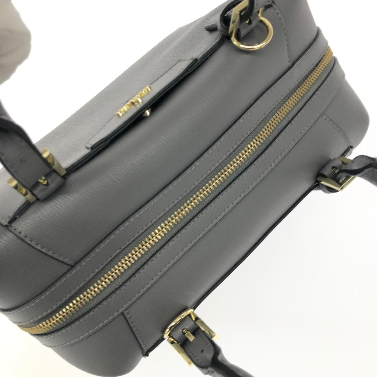 Samantha & Chouette 2WAY bag like new gray PVC women's multifunctional bag 6