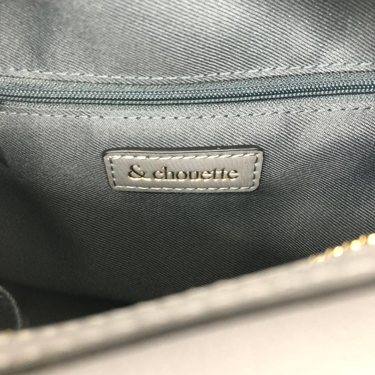 Samantha & Chouette 2WAY bag like new gray PVC women's multifunctional bag 9