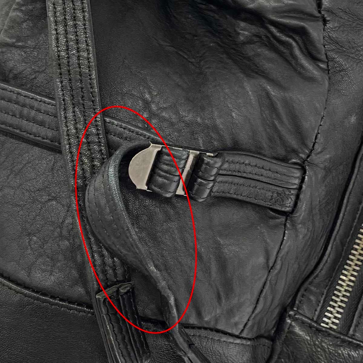 JOHNNY WOLF Backpack Black Leather Men's Backpack bag 9