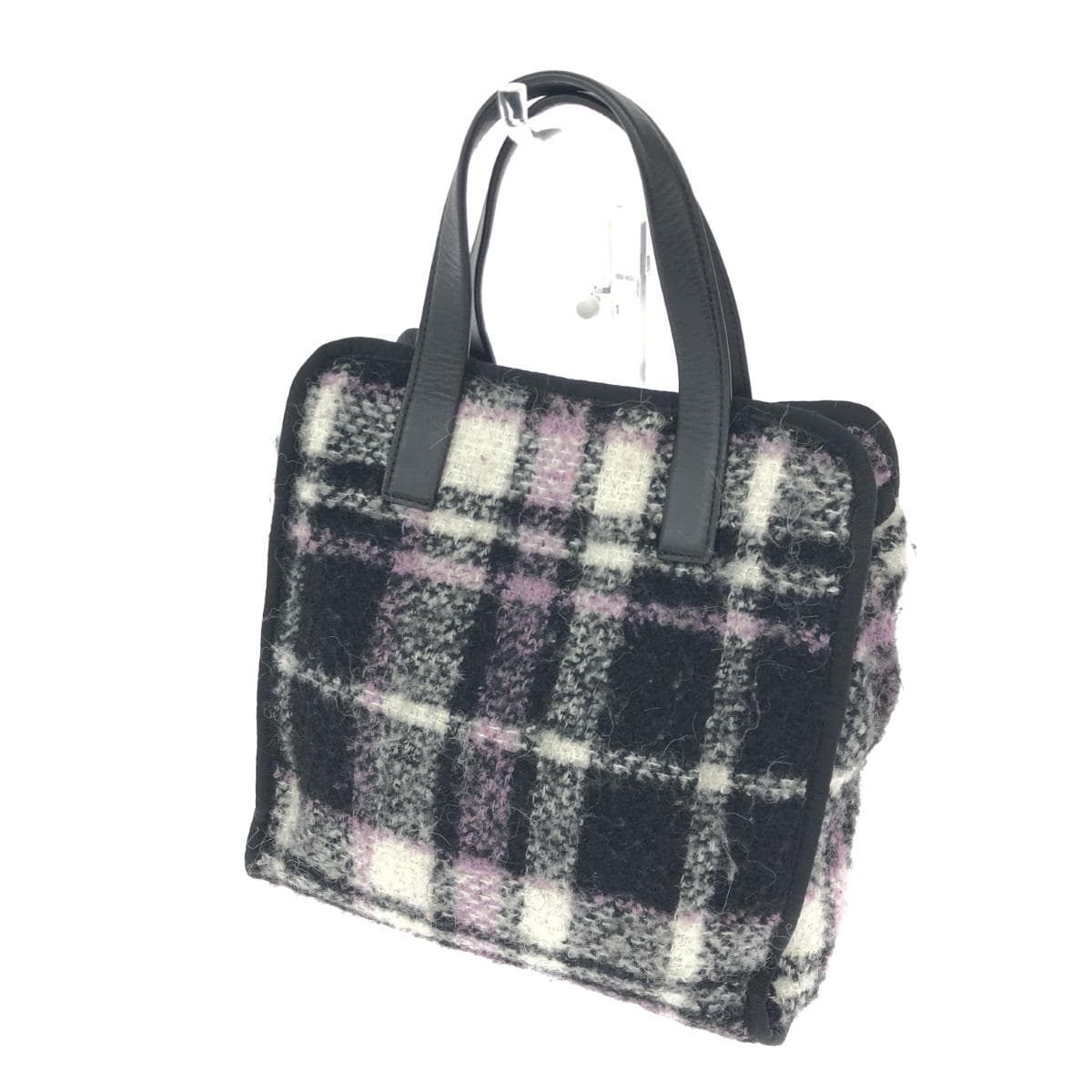 Kate Spade 2WAY bag in good condition, black, fur check, women's multifunctional bag 3