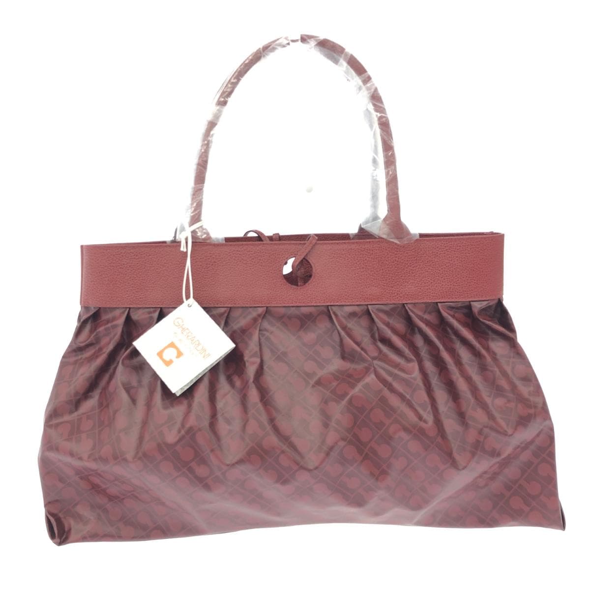 GHERARDINI Gelardini Softy Tote Bag Unused Item Bordeaux Nylon Ladies Bag