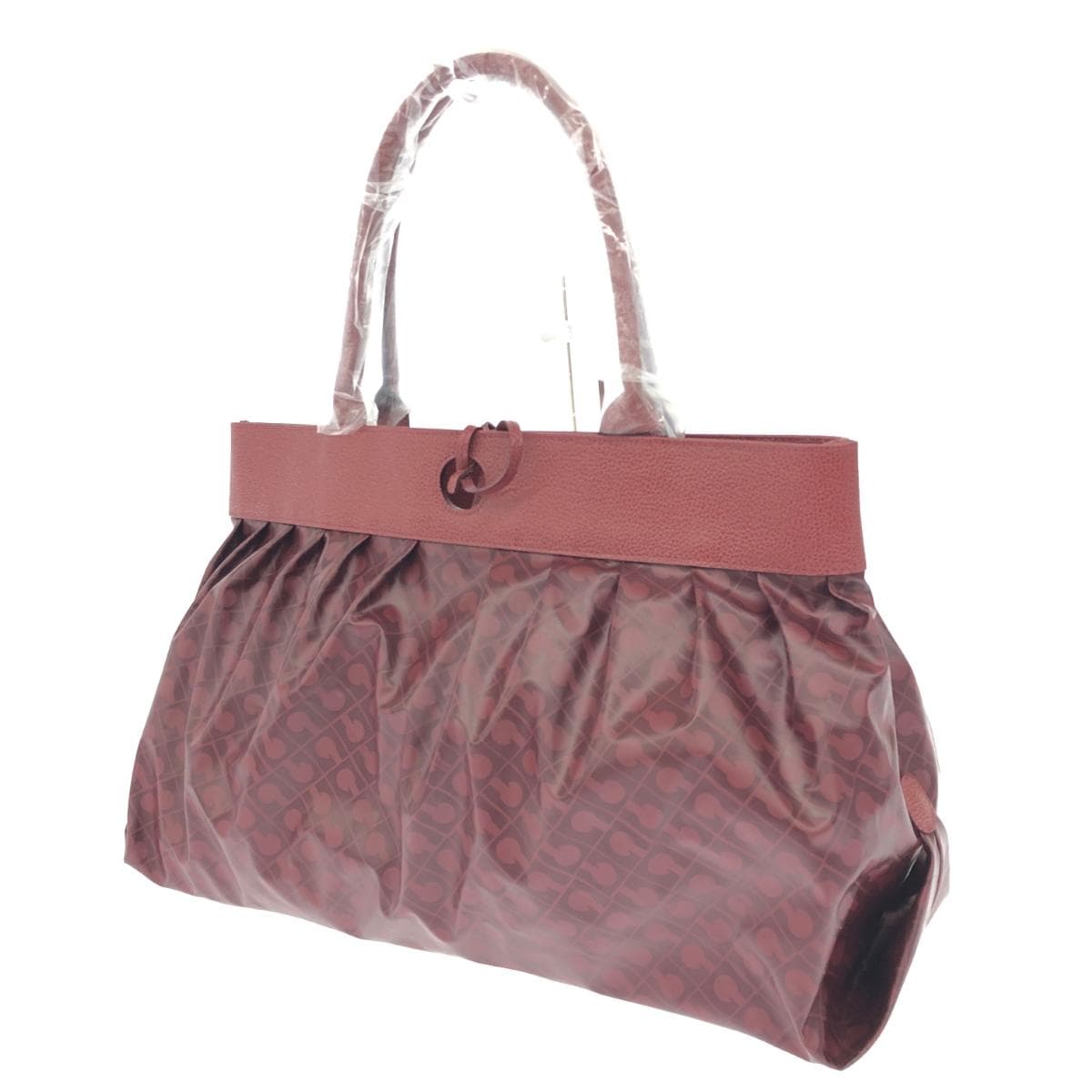 GHERARDINI Gelardini Softy Tote Bag Unused Item Bordeaux Nylon Ladies Bag 3
