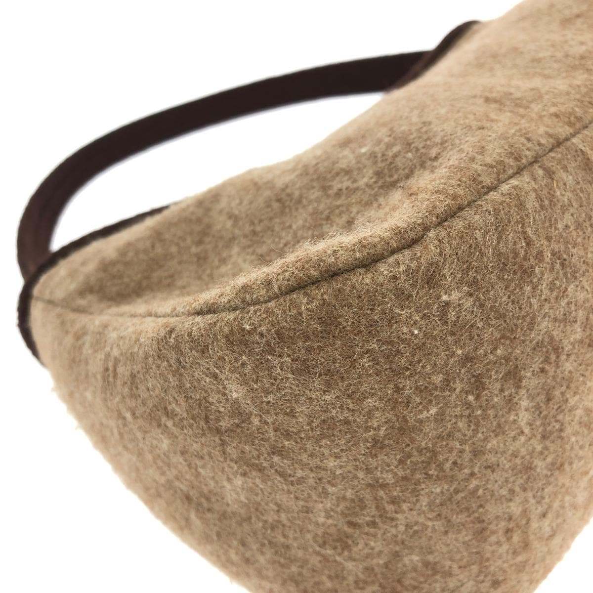 kidsbyKitamura Handbag Brown/Beige Felt Pouch Set Women's bag 9