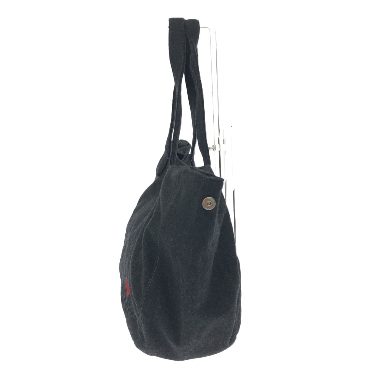 agnes b. Agnes B. tote bag gray felt women's bag 2