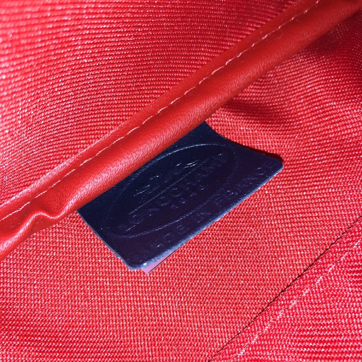 LONGCHAMP Boston bag in good condition, black, all-over pattern, ladies' drum bag, bag 8