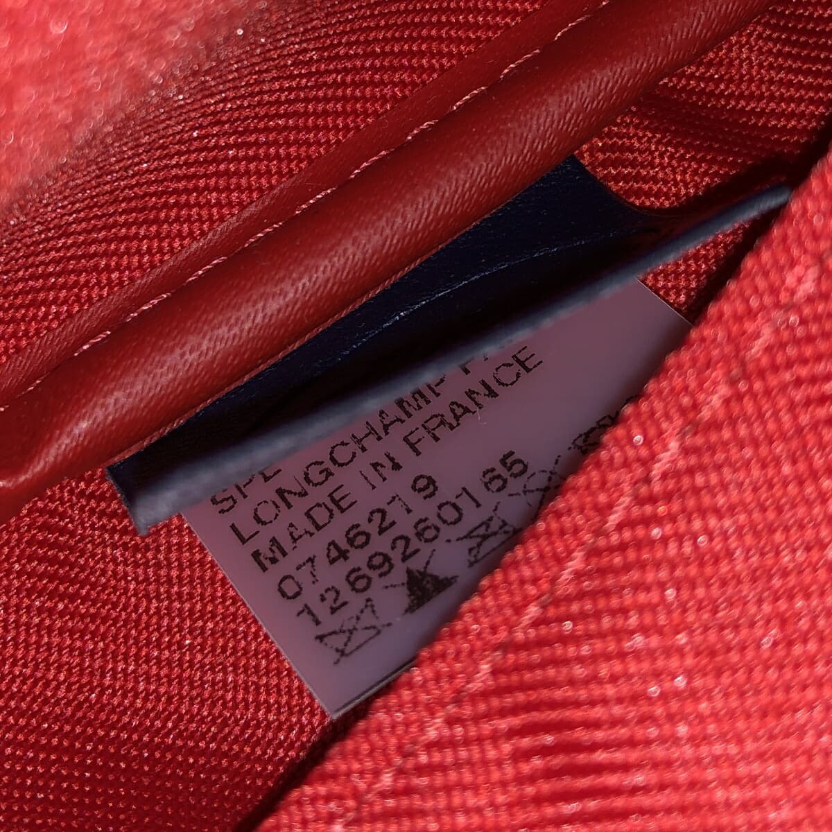 LONGCHAMP Boston bag in good condition, black, all-over pattern, ladies' drum bag, bag 9