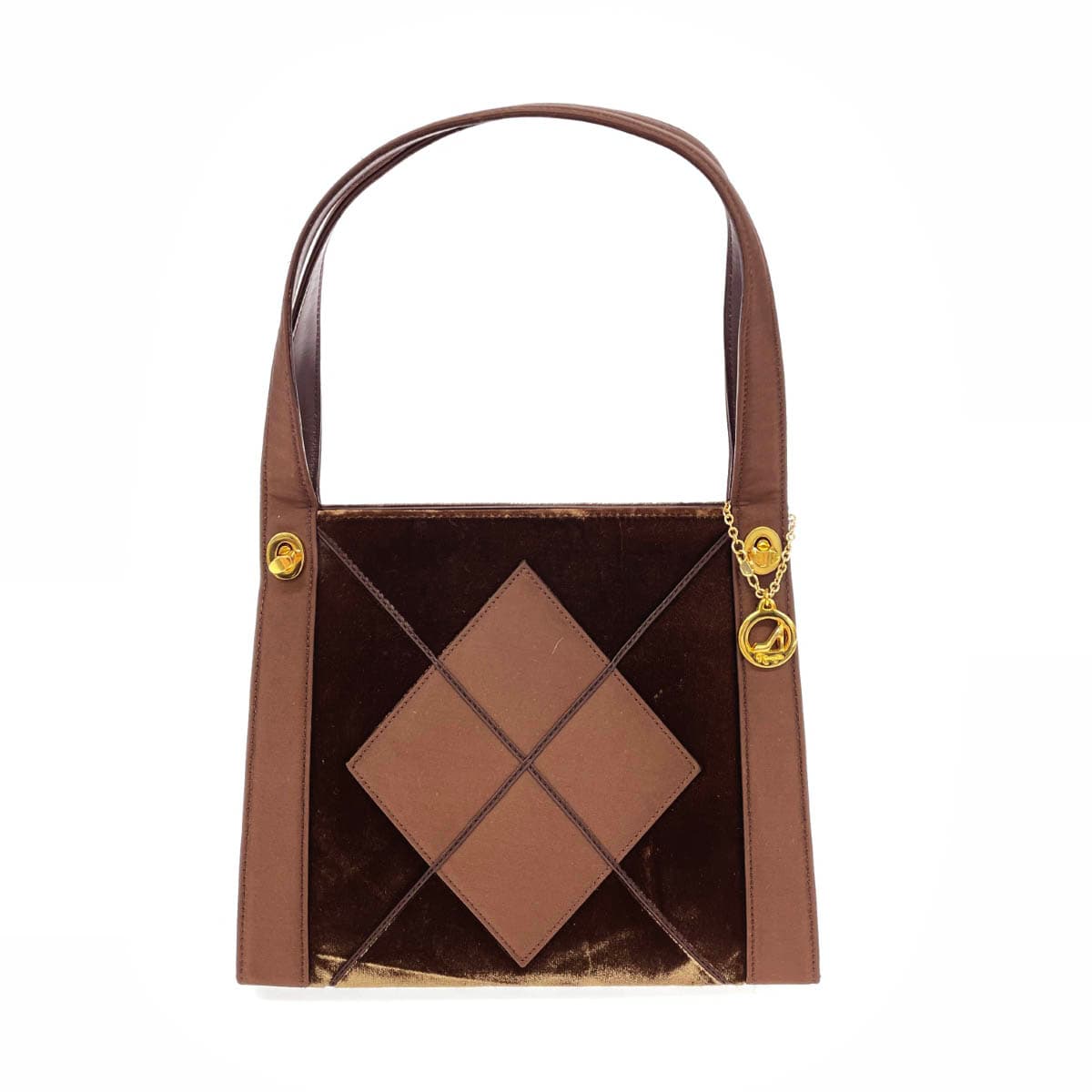 Ginza Kanematsu Handbag Brown Ladies bag