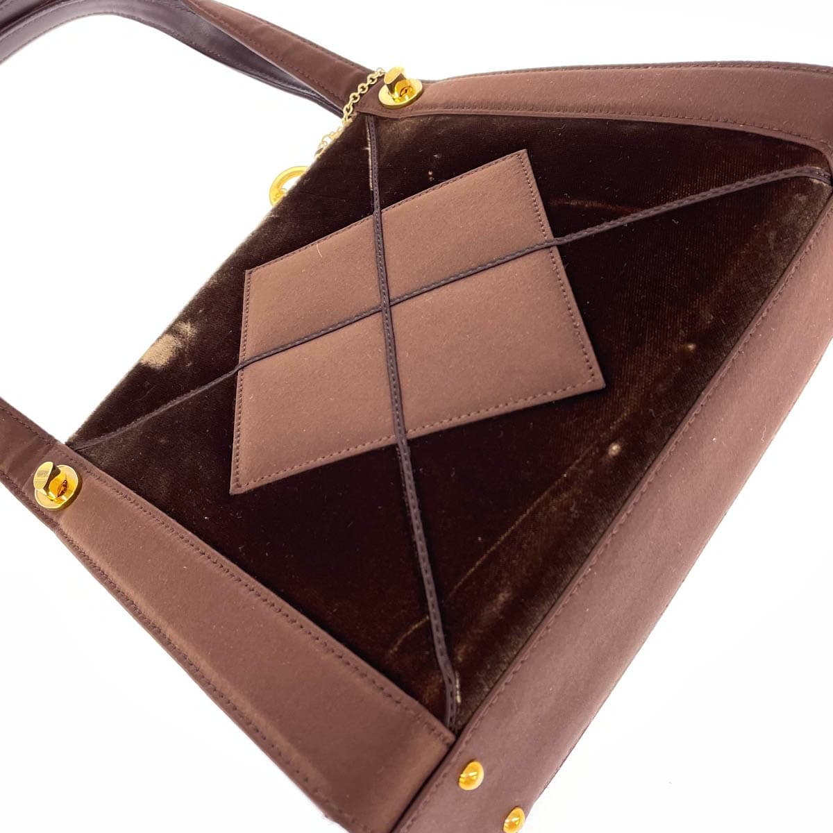 Ginza Kanematsu Handbag Brown Ladies bag 7