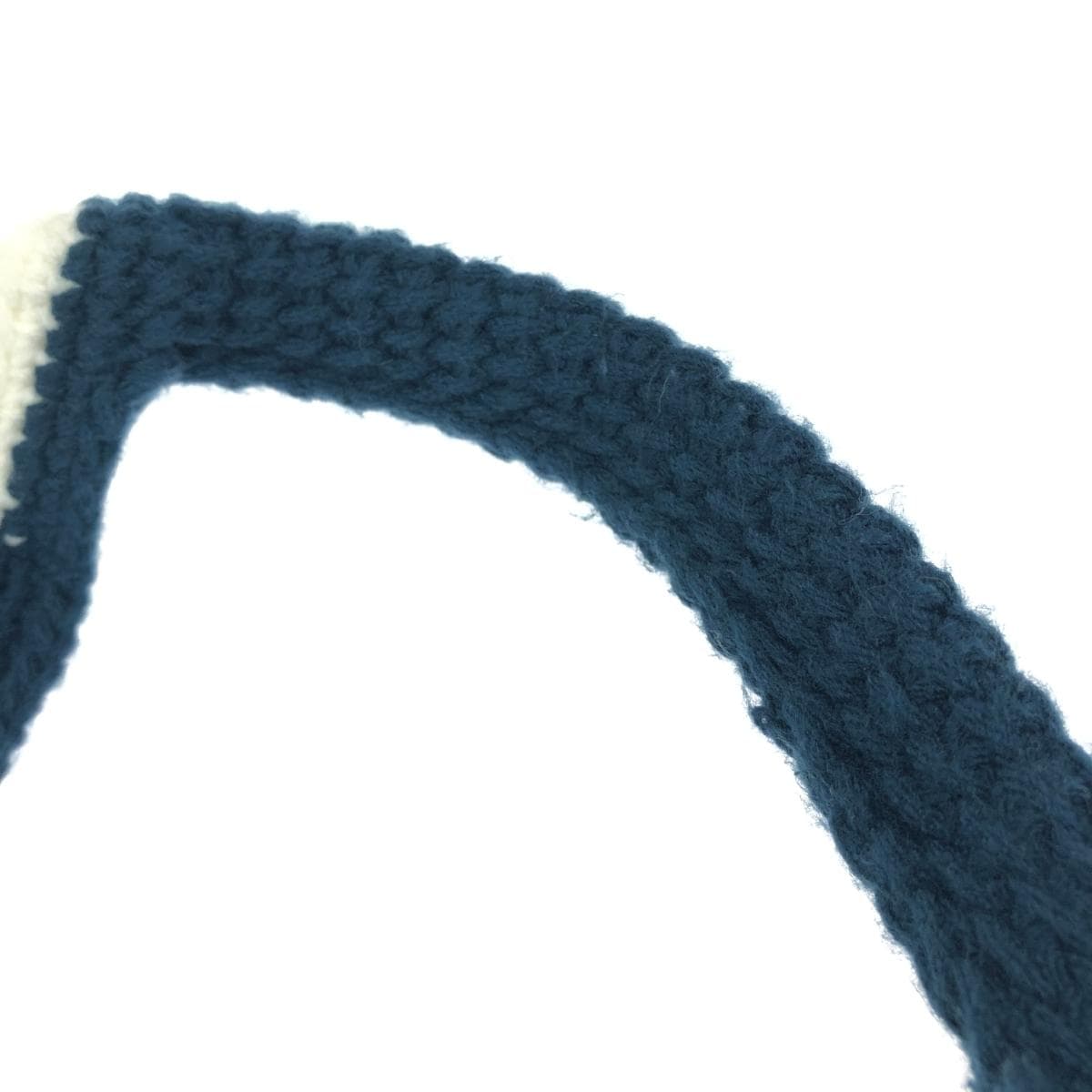 MARNI Handbag White/Navy Market Tech Wool Women's bag 6