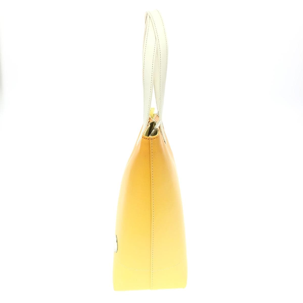 Kitamura Disney Tote Bag Yellow Leather Women's bag 2
