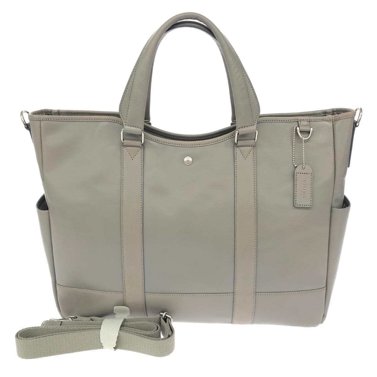 ultima TOKYO Ultima Tokyo 2WAY Bag Greige Leather Women's Multifunctional Bag