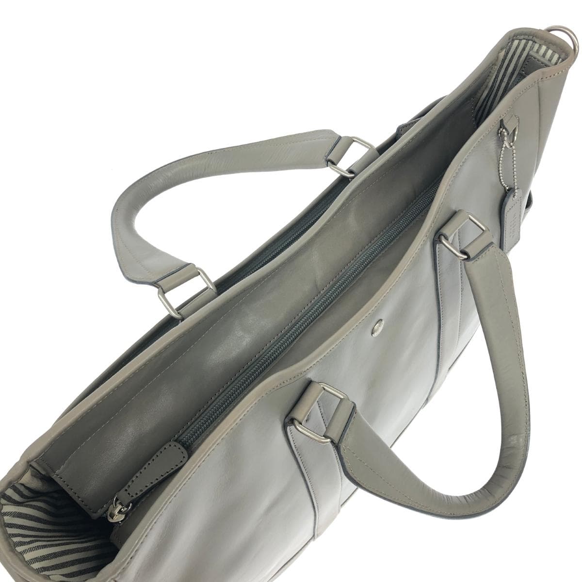 ultima TOKYO Ultima Tokyo 2WAY Bag Greige Leather Women's Multifunctional Bag 5