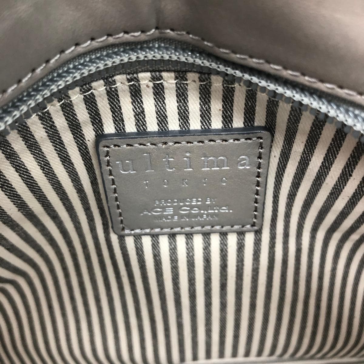 ultima TOKYO Ultima Tokyo 2WAY Bag Greige Leather Women's Multifunctional Bag 8