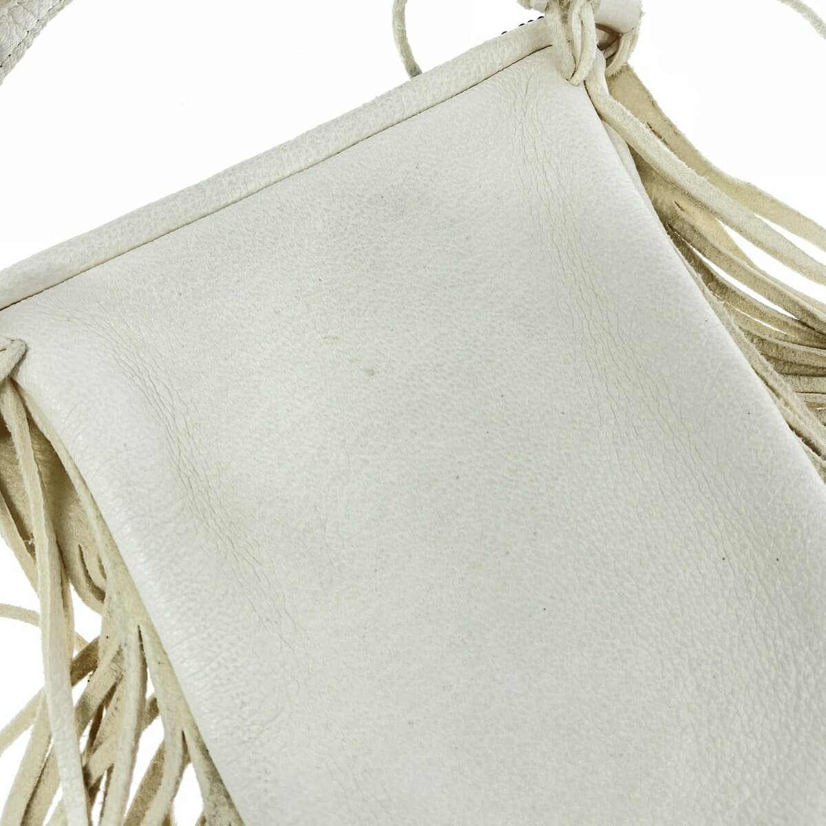 Italy House Italy Beads Shoulder Bag White Fringe Unisex Crossbody Bag 8