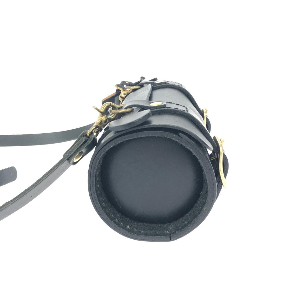 HERZ shoulder bag in good condition, black leather satchel/belt for women, crossbody bag 2