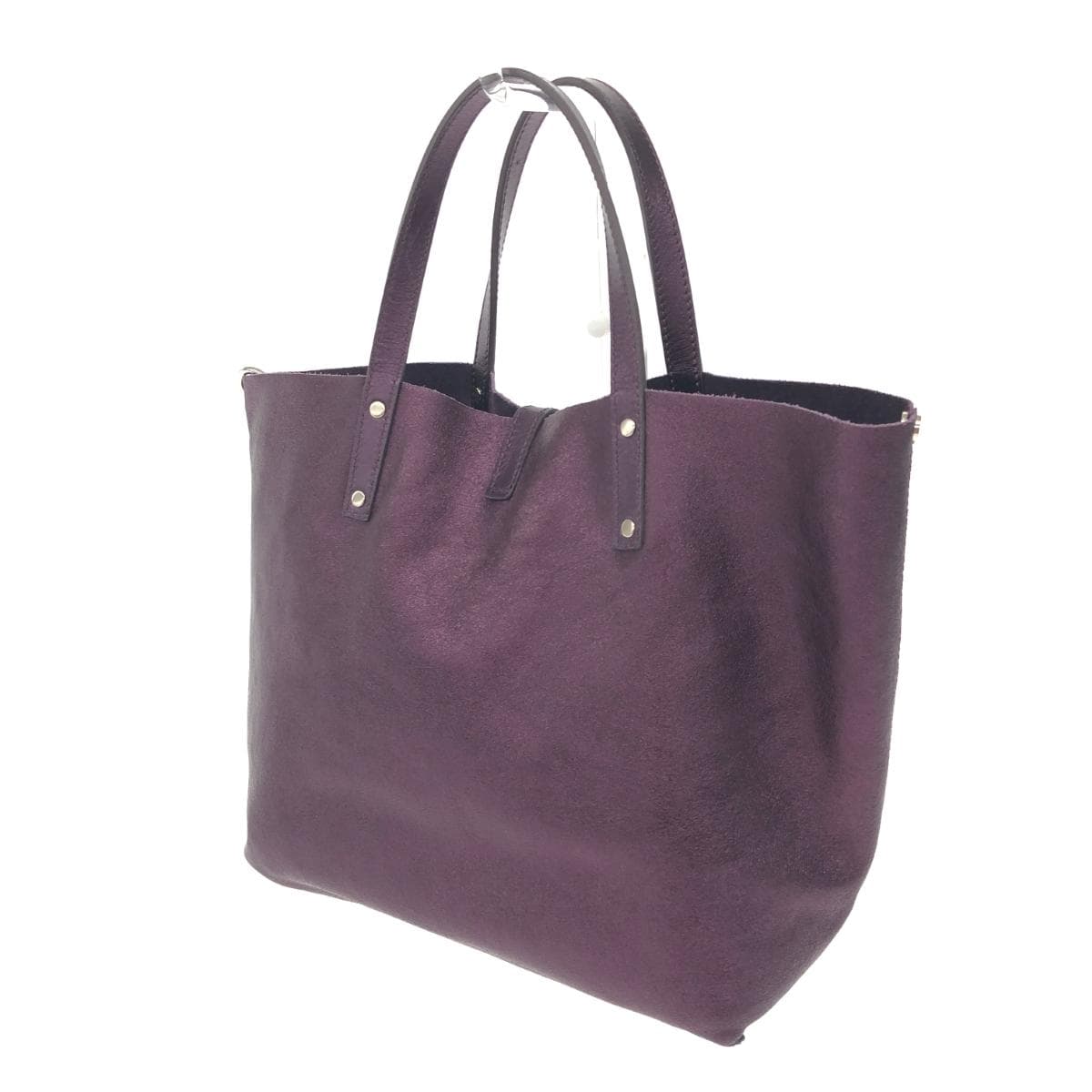 TIFFANY&Co. Tiffany handbag in good condition, purple, reversible, ladies bag 3