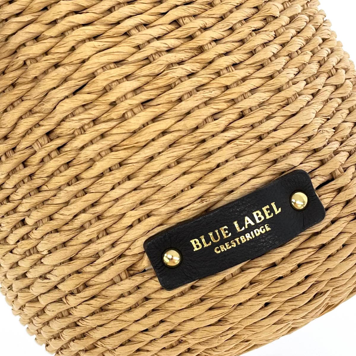 BLUE LABEL CRESTBRIDGE basket bag handbag good condition beige ladies bag 5