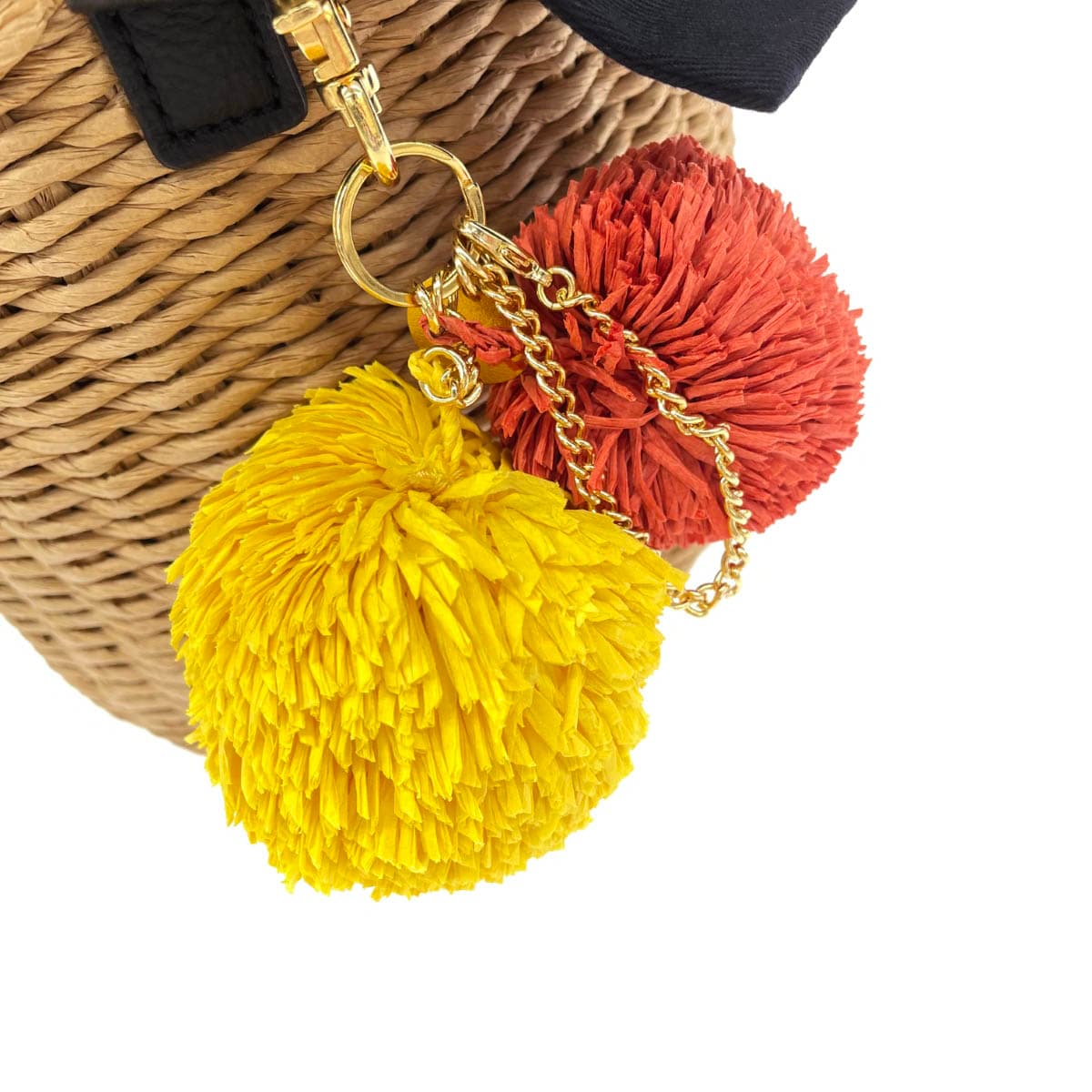 BLUE LABEL CRESTBRIDGE basket bag handbag good condition beige ladies bag 6