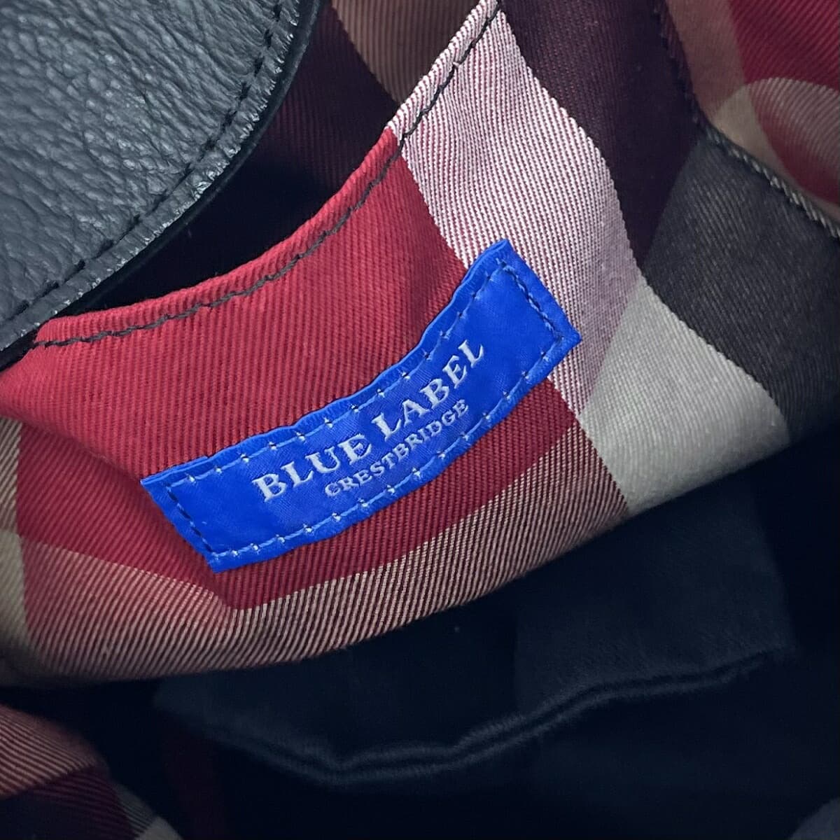 BLUE LABEL CRESTBRIDGE basket bag handbag good condition beige ladies bag 7