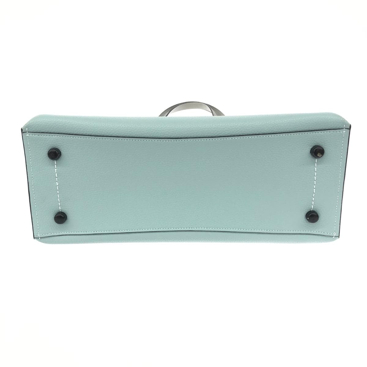 COACH Willow Tote Bag Good Condition C0692 Blue Leather Women's bag 5