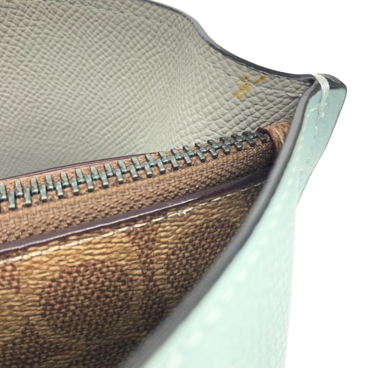 COACH Willow Tote Bag Good Condition C0692 Blue Leather Women's bag 9