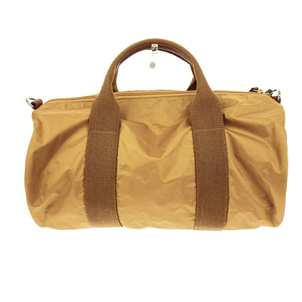 Russet L'assit Mystic x L'assit 2WAY bag in good condition, brown nylon, unisex multifunctional bag