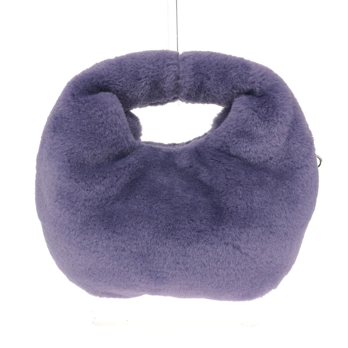 UNITED ARROWS 2WAY Bag Purple Mouton One Shoulder Chain Women's Multi-functional Bag