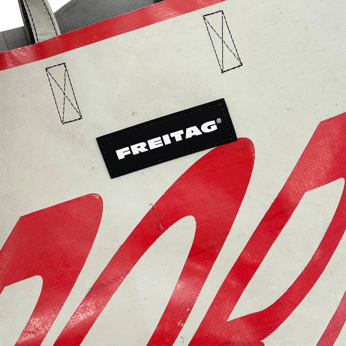 FREITAG F52 MIMI VICE Miami Vice Tote Bag Like New Gray Recycled Material Unisex bag 5