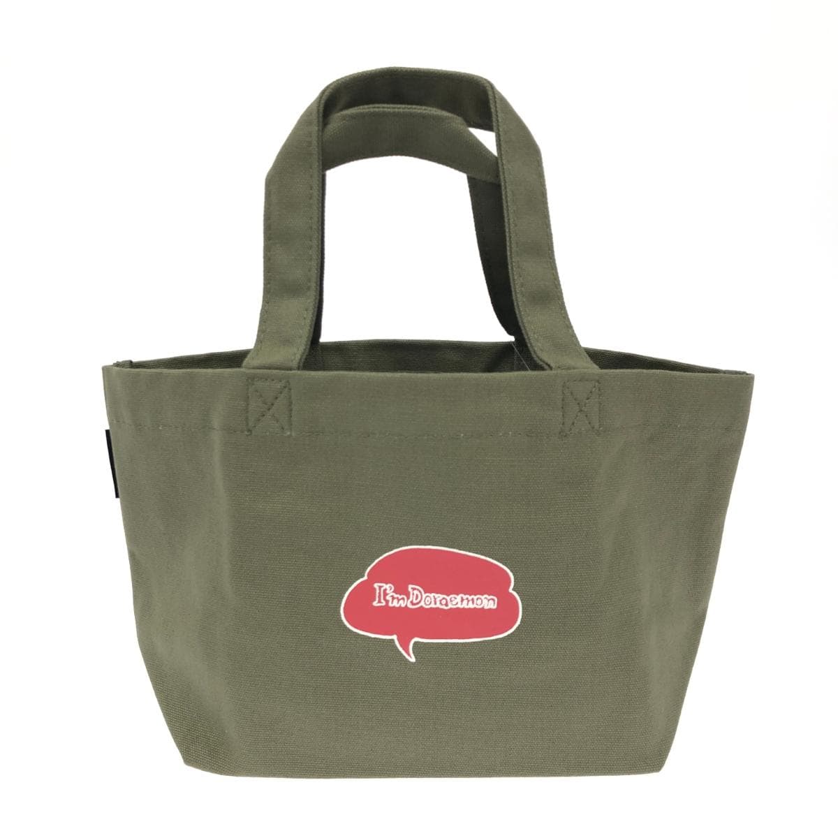 Sanrio I'm Doraemon Tote Bag Unused Set of 2 Olive Canvas Lunch Tote Unisex bag 7