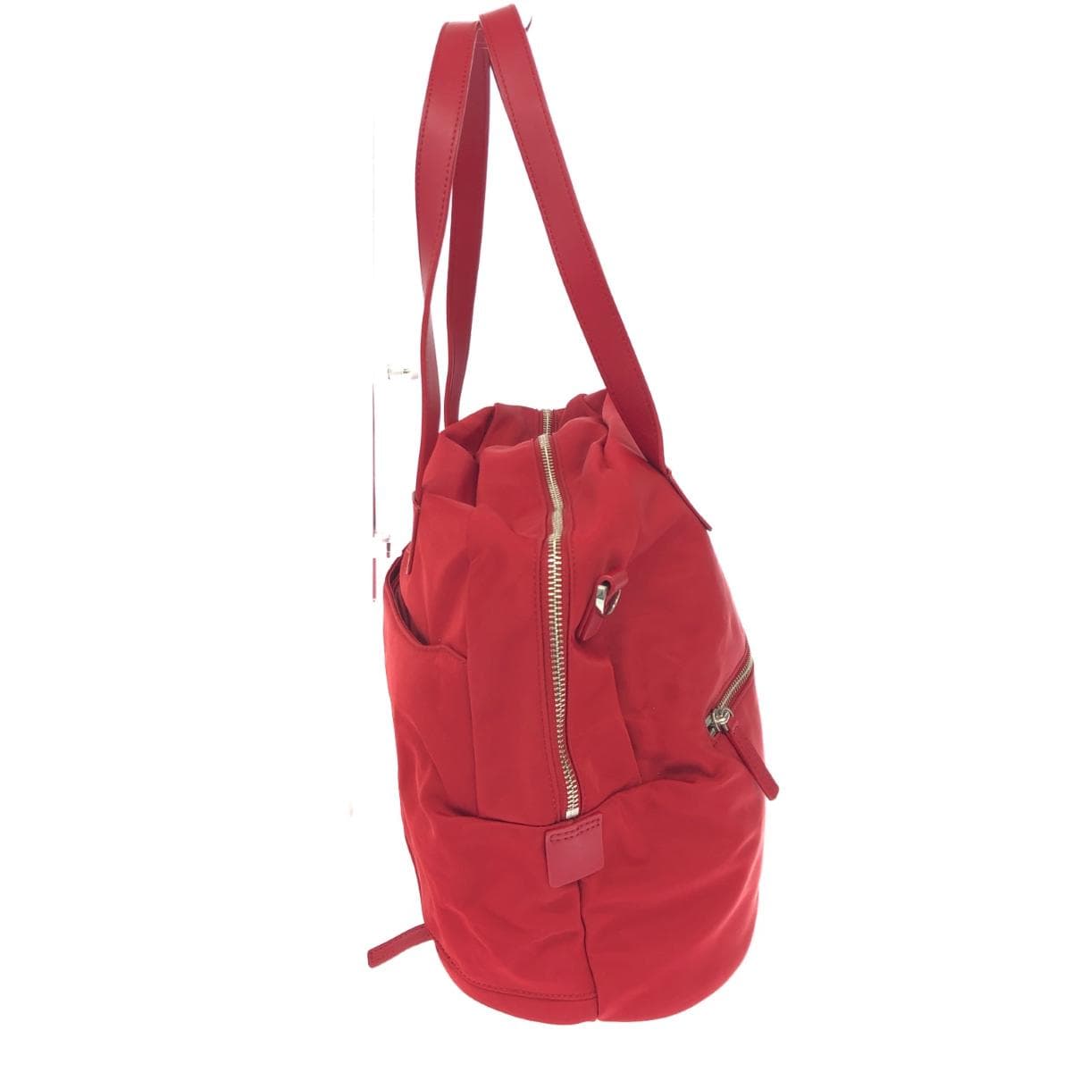 agnes b. Agnes B. 2WAY tote bag 2WAY bag in good condition red nylon women's multifunctional bag 2