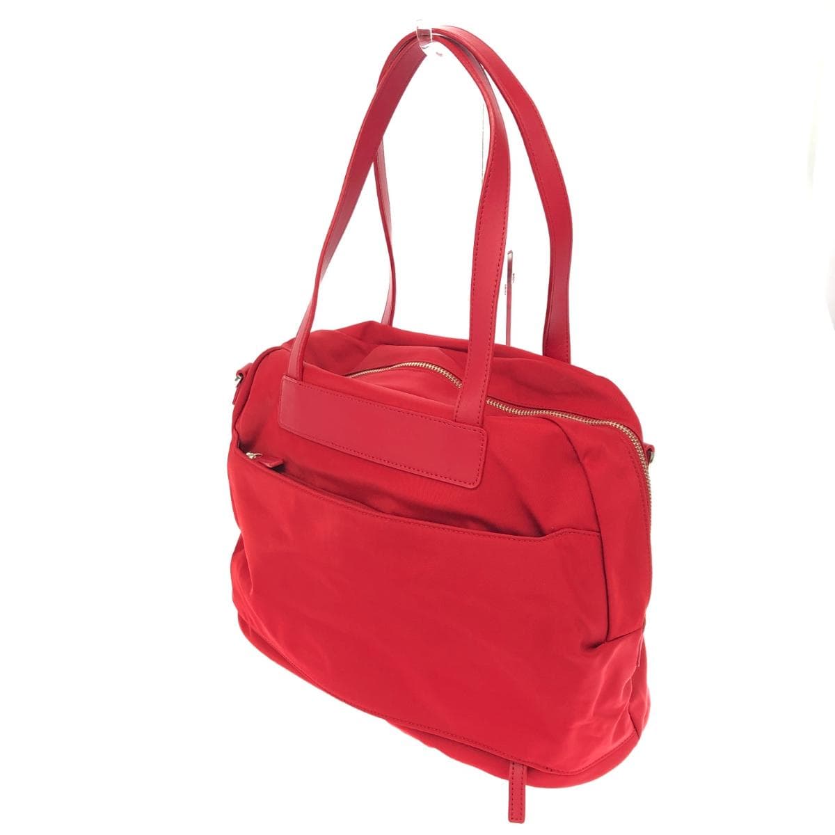 agnes b. Agnes B. 2WAY tote bag 2WAY bag in good condition red nylon women's multifunctional bag 3