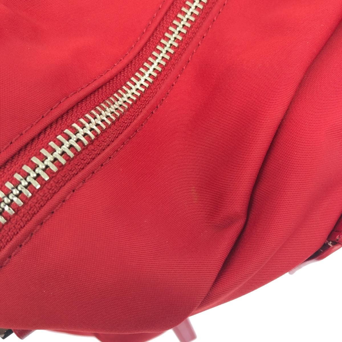 agnes b. Agnes B. 2WAY tote bag 2WAY bag in good condition red nylon women's multifunctional bag 8