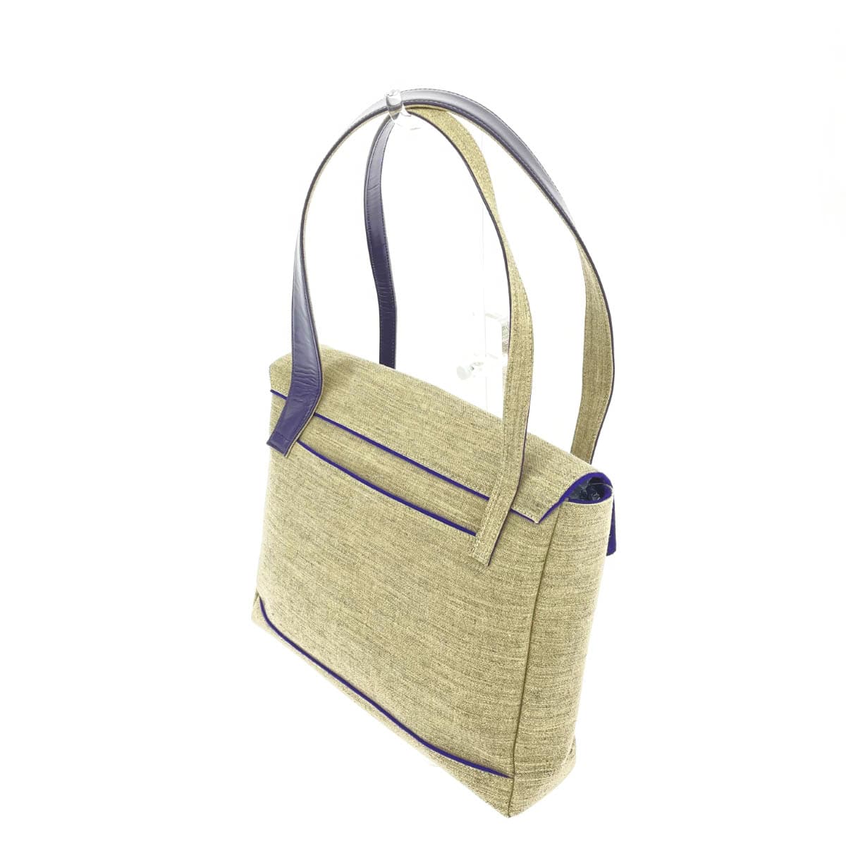 Masaki Matsushima deformable tote bag in excellent condition, beige canvas × felt, women's bag 3
