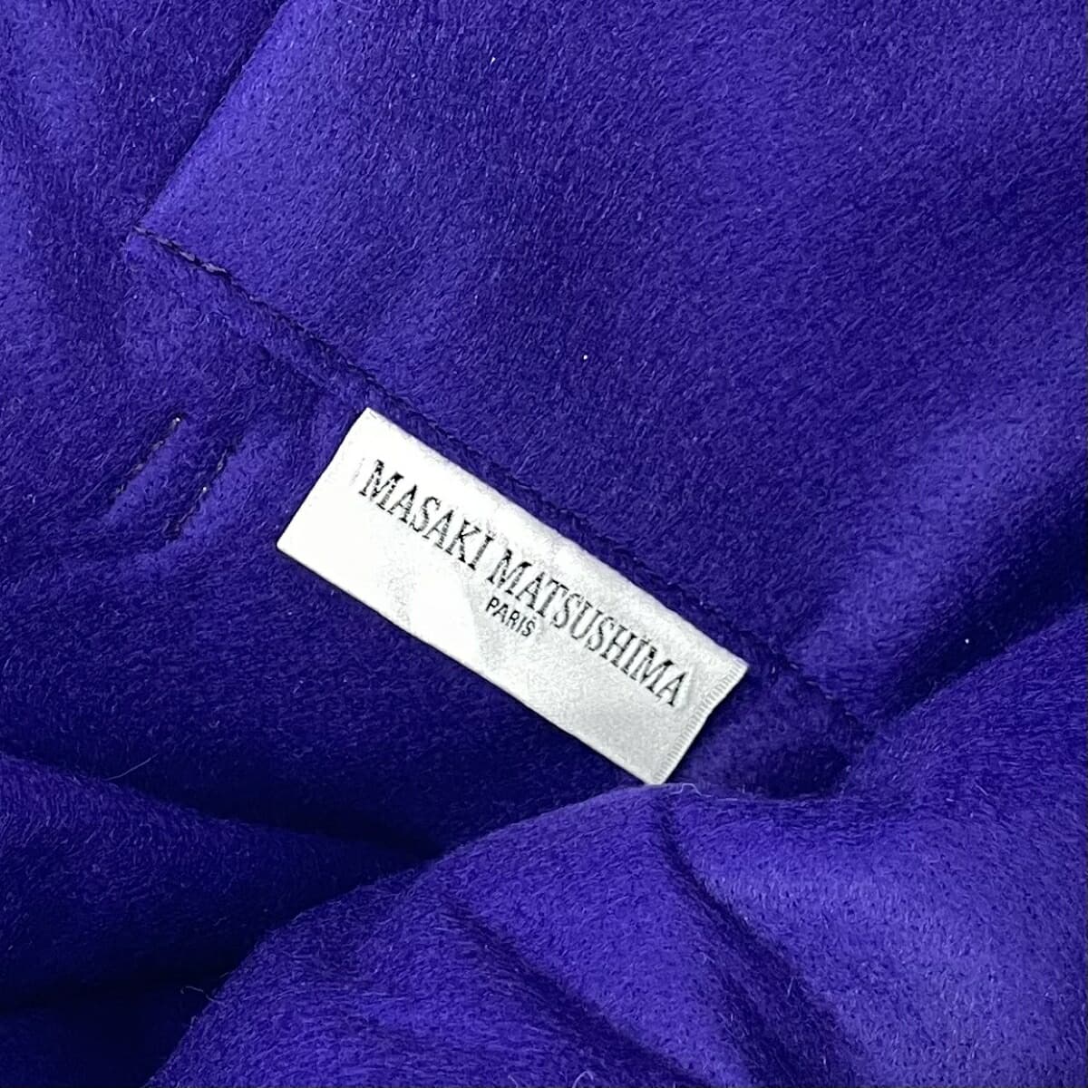 Masaki Matsushima deformable tote bag in excellent condition, beige canvas × felt, women's bag 6