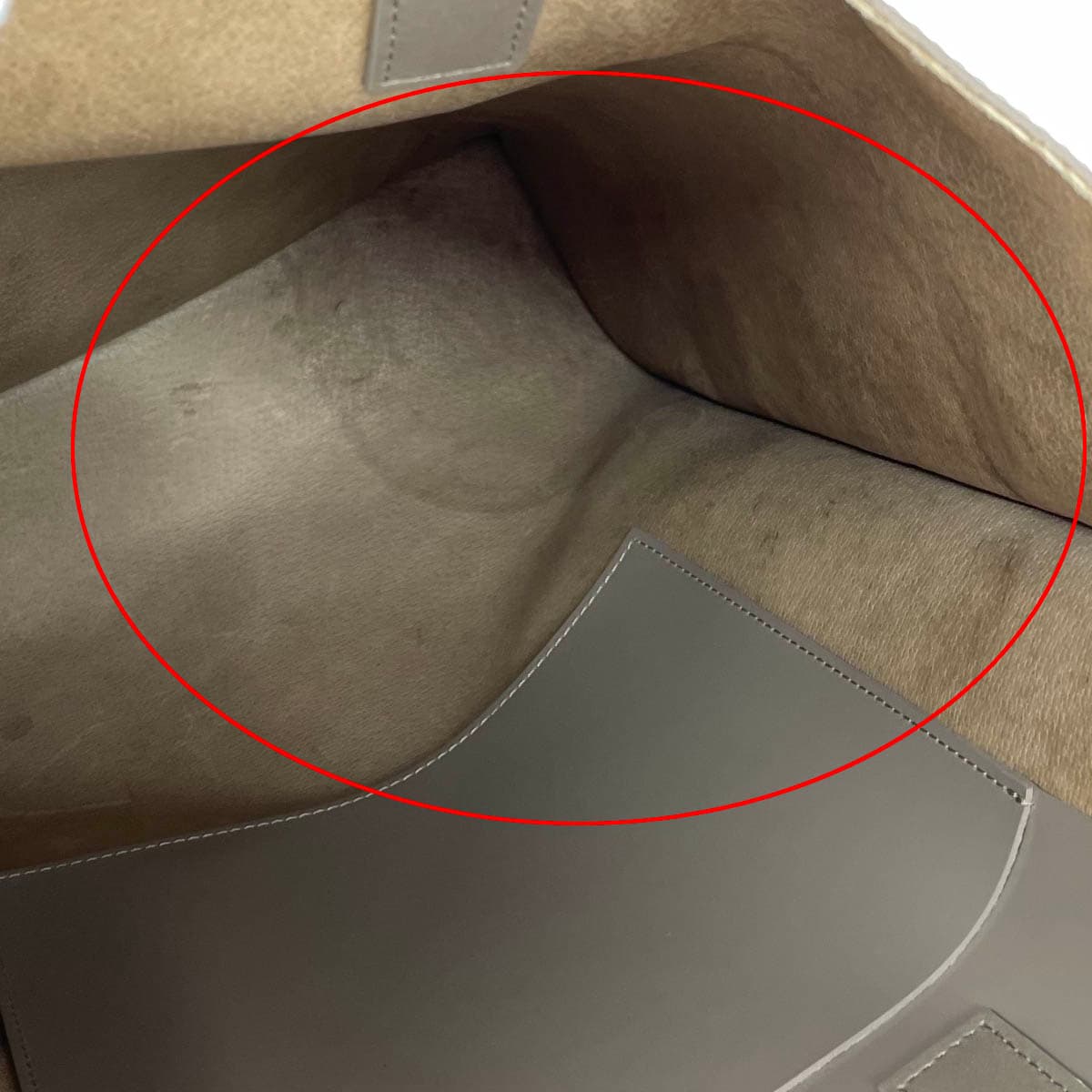 PIENI Handbag Greige Leather Women's Bag 9