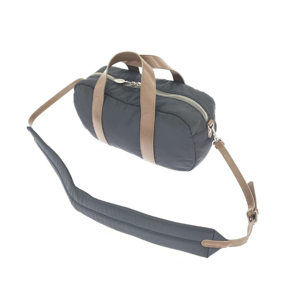 HIROKO HAYASHI 2WAY Handbag Good Condition Gray Nylon Women's Bag 3