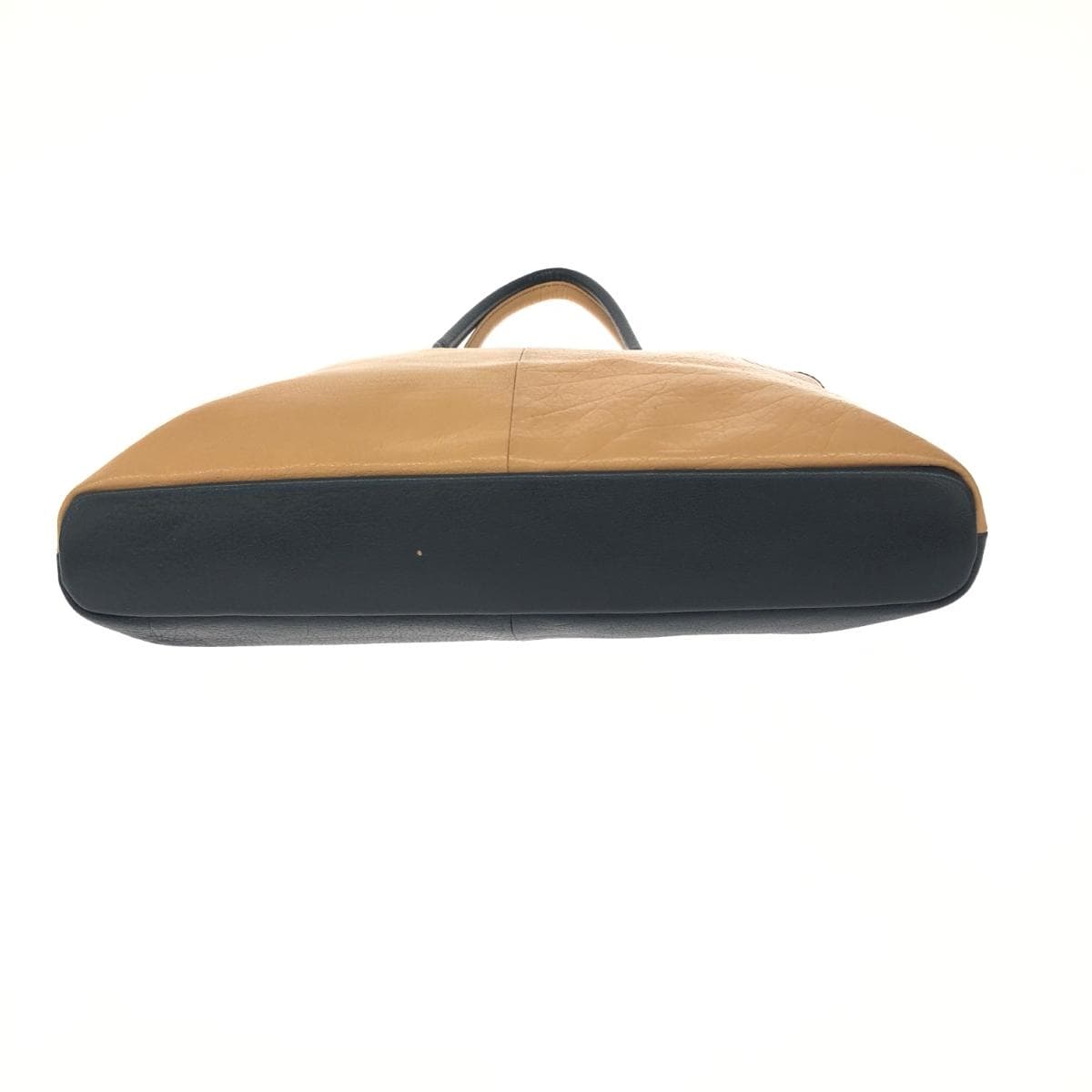 OSAM Tote Bag Black/Beige Leather Unisex bag 5