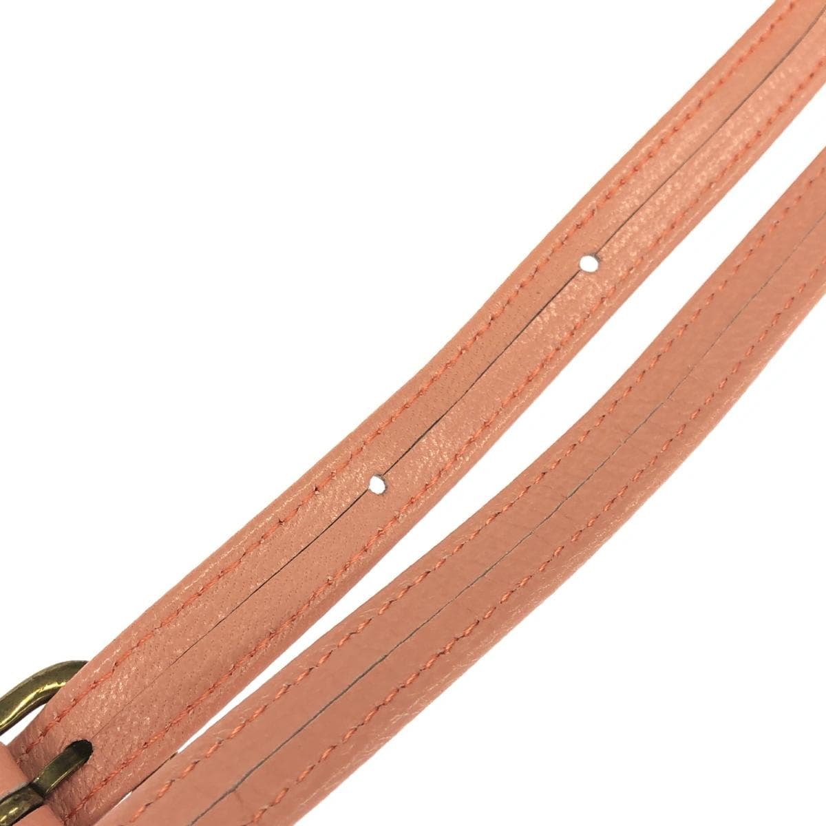 OSAM Mini Shoulder Bag in Excellent Condition Pink Beige Leather Women's Crossbody Bag 7